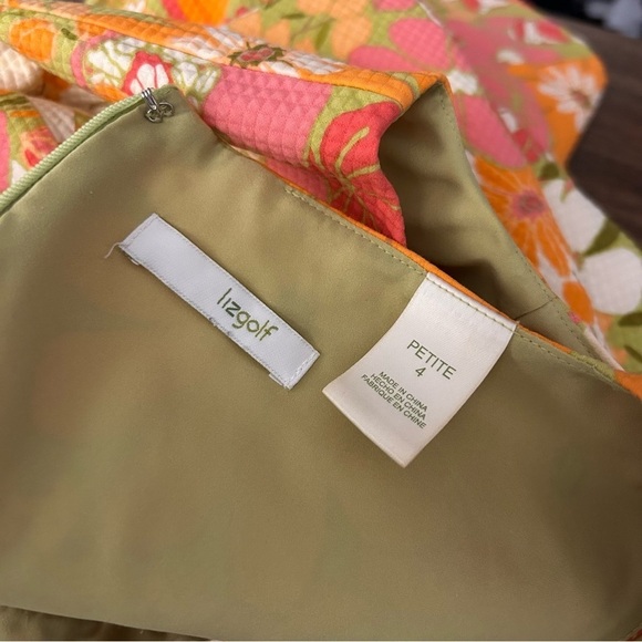 Liz claiborne brunch date floral Golf Dress 4 - Picture 6 of 12